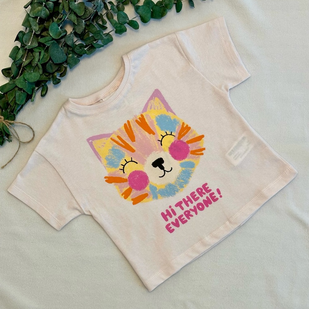 NWT Zara Hi There Everyone! T-Shirt size 9-12M